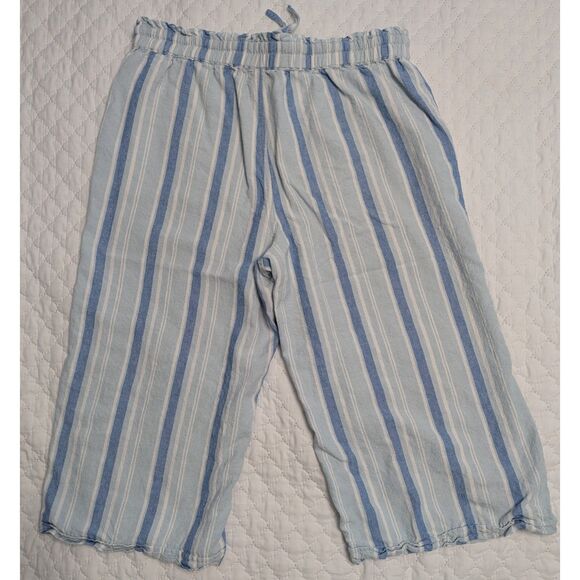 🌿 Gloria Vanderbilt Rainey Linen Capri Pants L - Picture 3 of 7